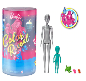 Barbie color reveal set with 50 surprises